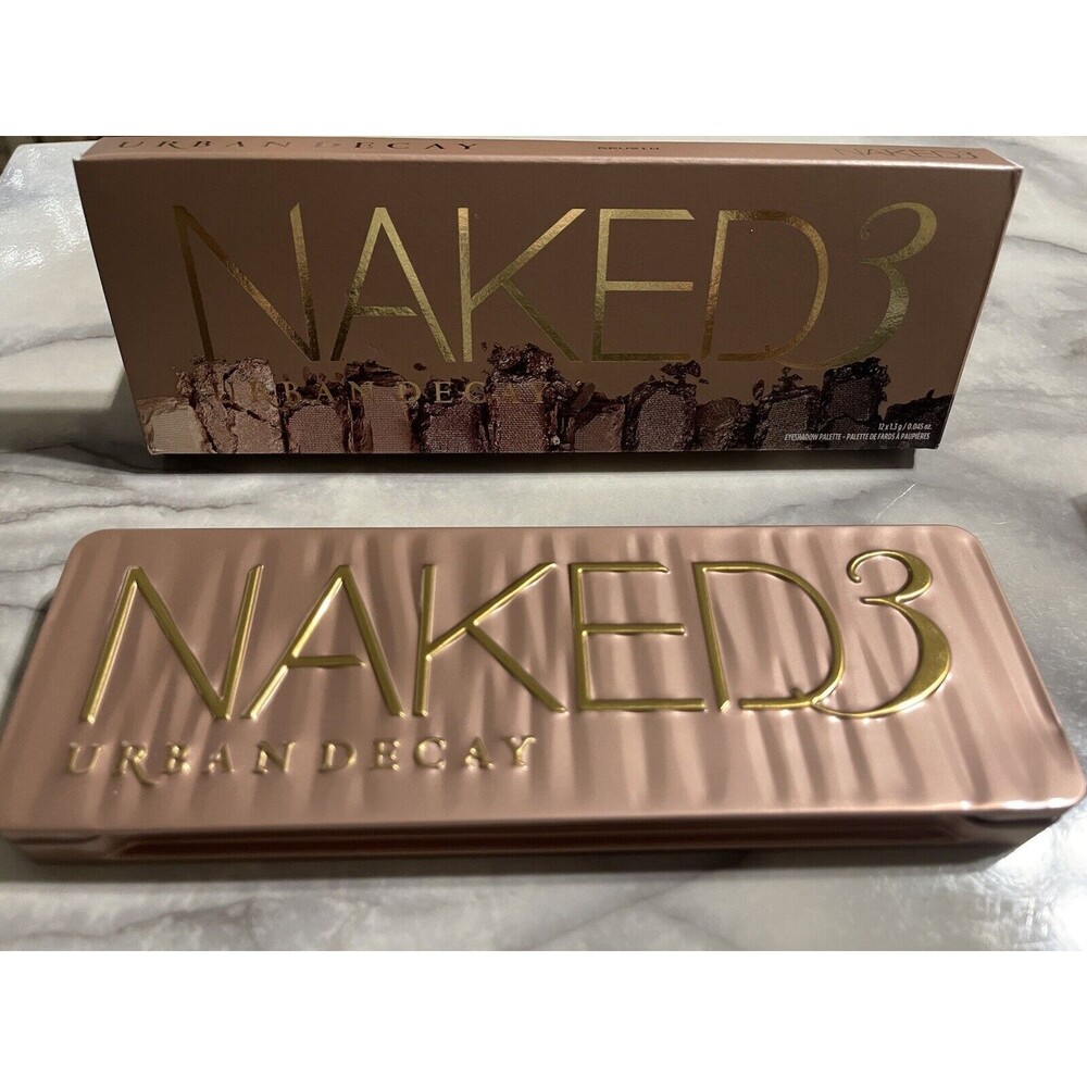 Lot Of 3 Urban Decay Naked3 Naked 3 Mini And Heat Palettes Eyeshadow Nib